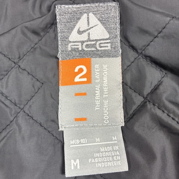 Nike ACG Thermal Layer Women's Vest Zipper Pocket Outdoor Running Size 2 Medium - Picture 7 of 14